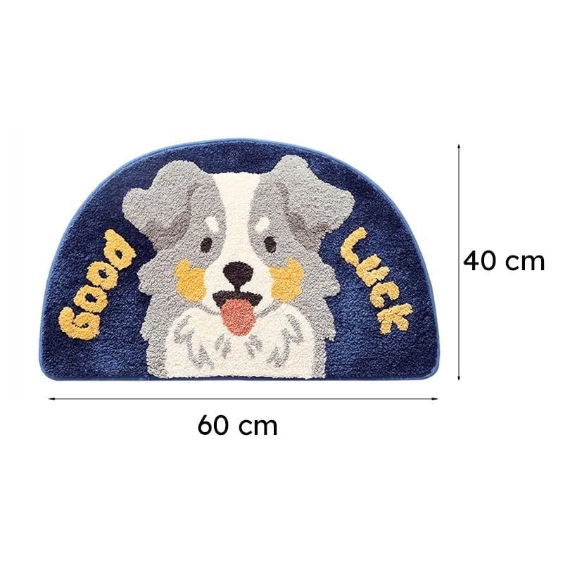 Home Decor Cute Design Bathroom Mat Super Absorbent and Non Slip Bath Mat Machine Washable Thick Fluffy Floor Mat for Amazon Fire Max 11 Shower, Bedroom and Balcony (Multicolor Good Luck Dog, UZ.A3) offers donot miss 2 Home Decor Cute Design Bathroom Mat Super Absorbent and Non Slip Bath Mat Machine Washable Thick Fluffy Floor Mat for Amazon Fire Max 11 Shower, Bedroom and Balcony (Multicolor Good Luck Dog, UZ.A3) offers donot miss