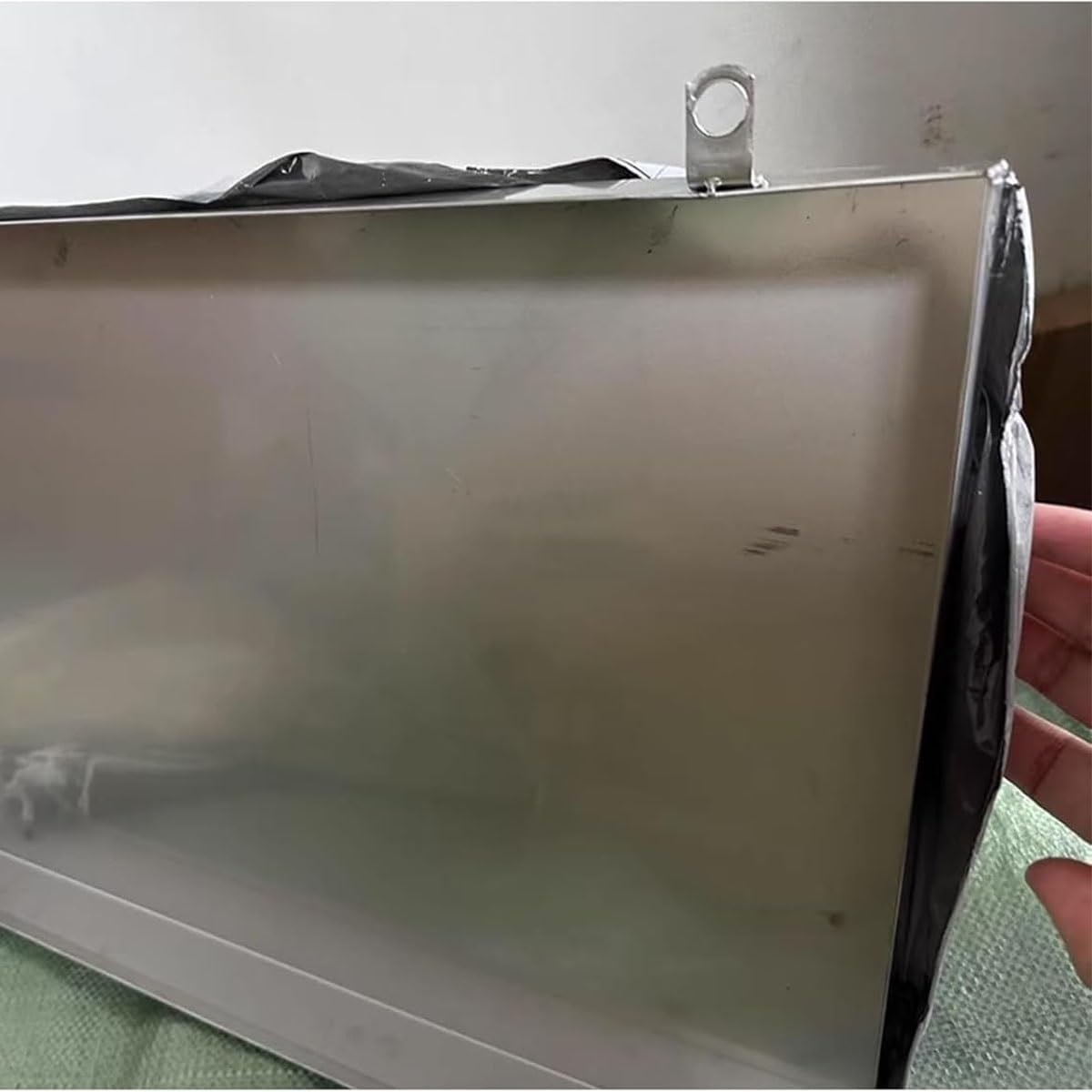 Bac de récupération des condensats en acier galvanisé robuste, bac de récupération des condensats de qualité supérieure, résistant à la rouille, for systèmes de climatisation,(30 * 70cm(12 * 28in))