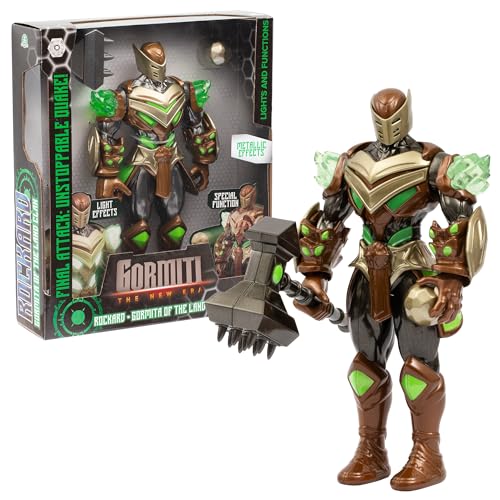 Ya en mundofriki.es: Gormiti, Figura articulada de 27 cm, Gormiti con Ataque Luminoso, Modelo Tierra - Rockard, para niños a Partir de 4 años, GRV074