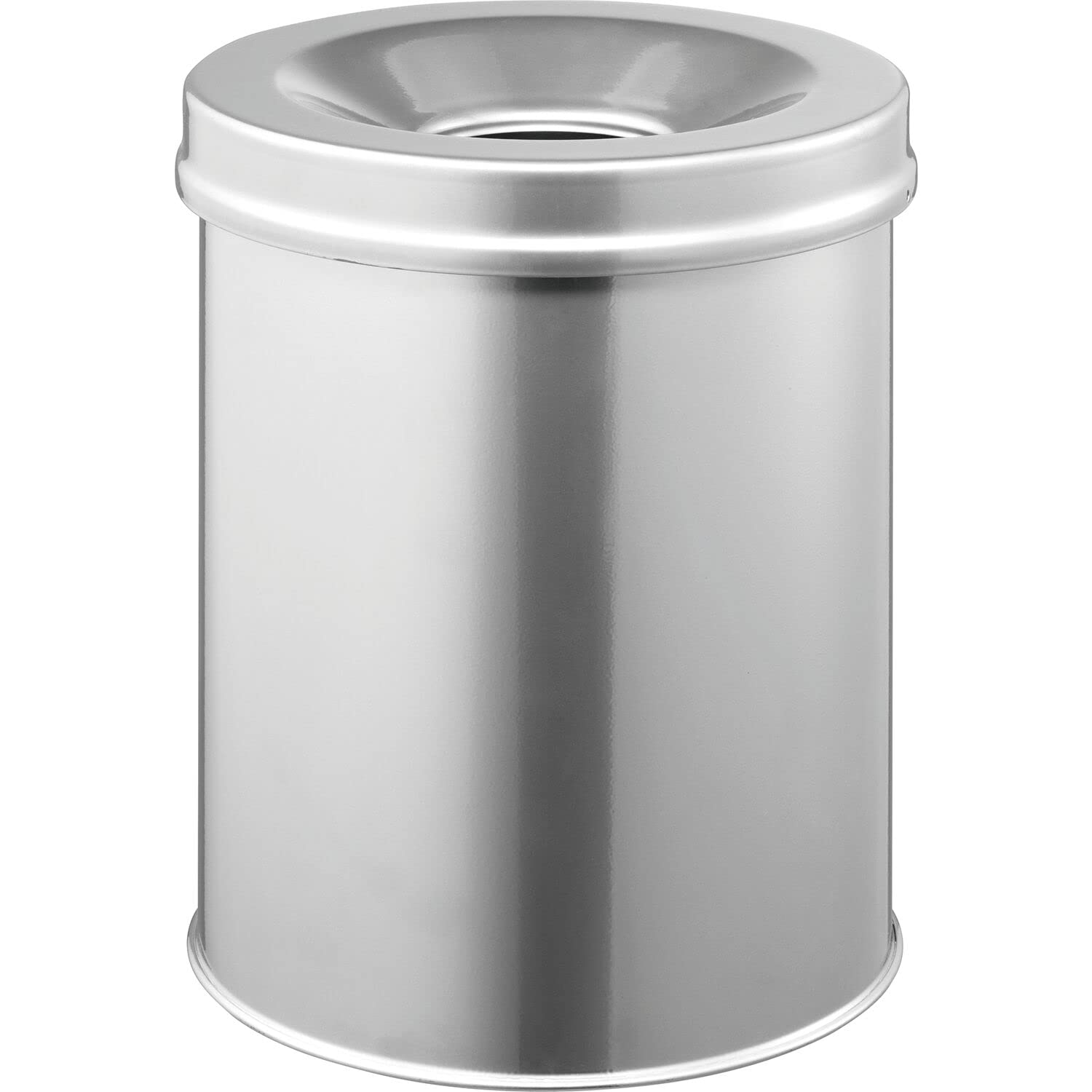 Durable SAFE Waste Bin 15L Silver 330523