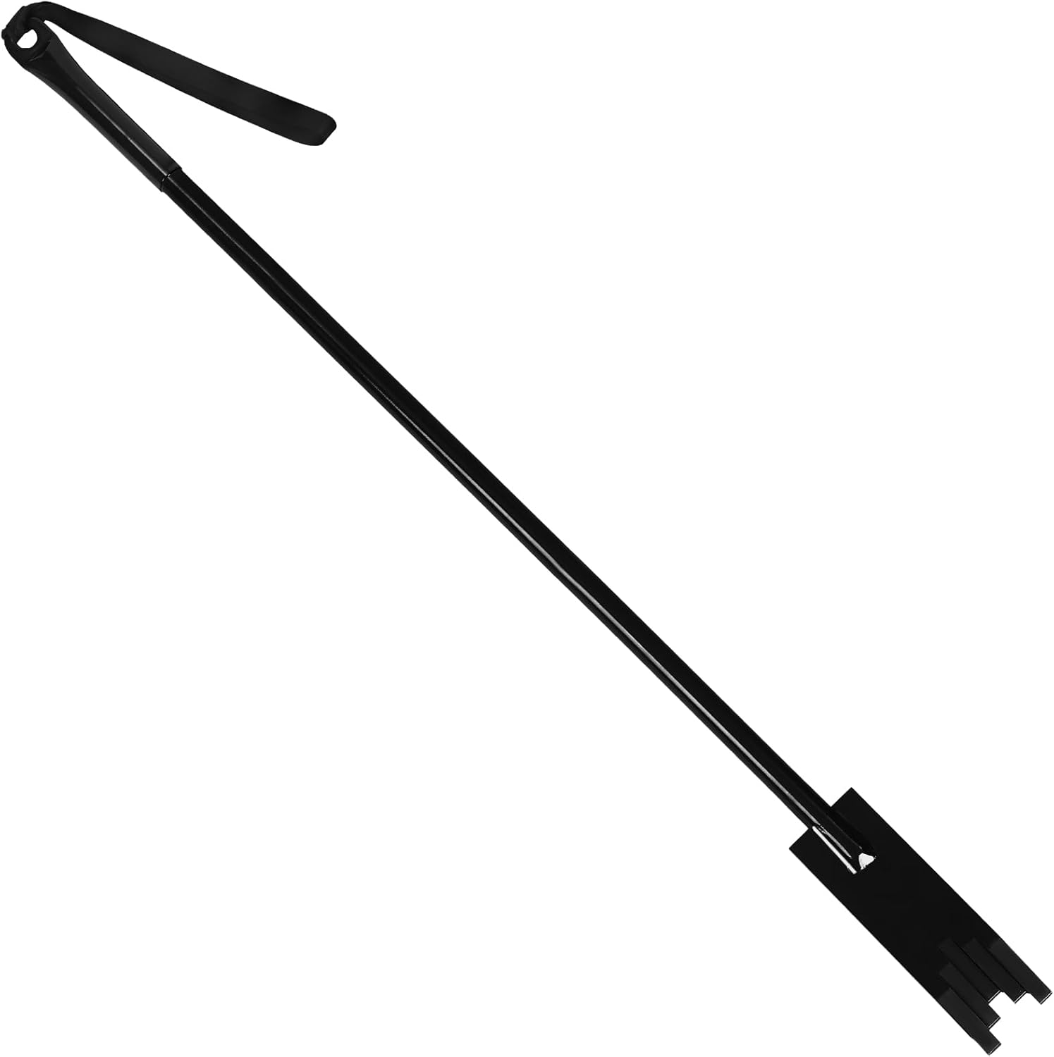 WILLBOND 51.2 Inch Multi-Faceted Ice Chisel with PVC Handle Head Design Ice Picks for Breaking Fishing