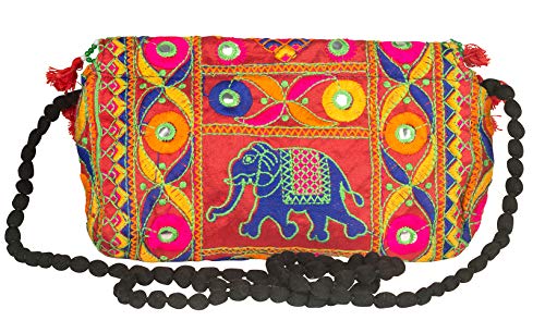 Satchel Handbag Purse Crossbody Colorful Tassels Women Fashion Boho Coin Wallet Accessories Elephant Unique4