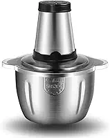 Multiprocessador Triturador Processador de Alimentos Elétrico, 2 litros, Aço Inox 400W, 127V ou 220V, Multiuso para Carnes e Legumes (220V)