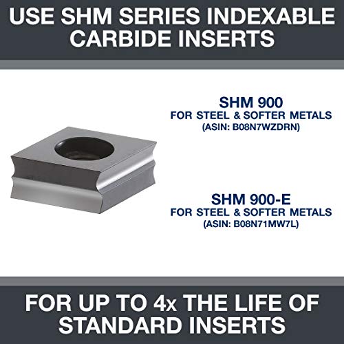 Image of CS Unitec SHM 900-E Extra Heavy-Duty Carbide Inserts for Use with EKF 630 / EKF 645 Hand-held Chamfer /Beveling Machines - Made in Germany