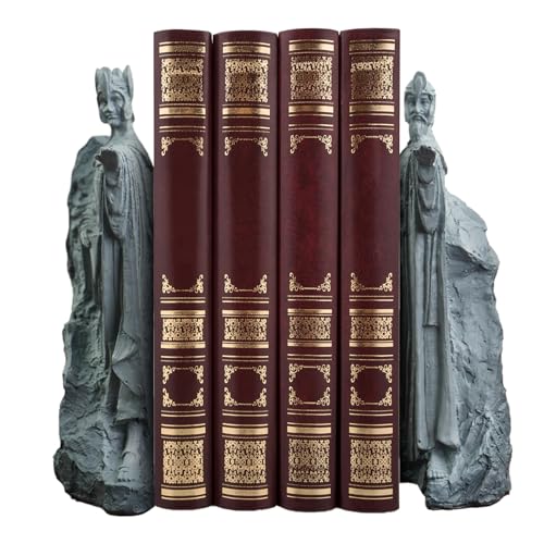 Decorative Bookends, 9.8IN Book End Resin Collectibles, Book Stopper Binder and Dividers for Library Office Home, Gifts for Movie Fans (Large)