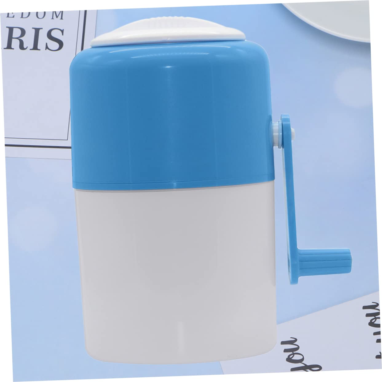 RORPOIR Ice Shaver Machine Manual Portable Ice Crusher Easy to Clean for Smoothies