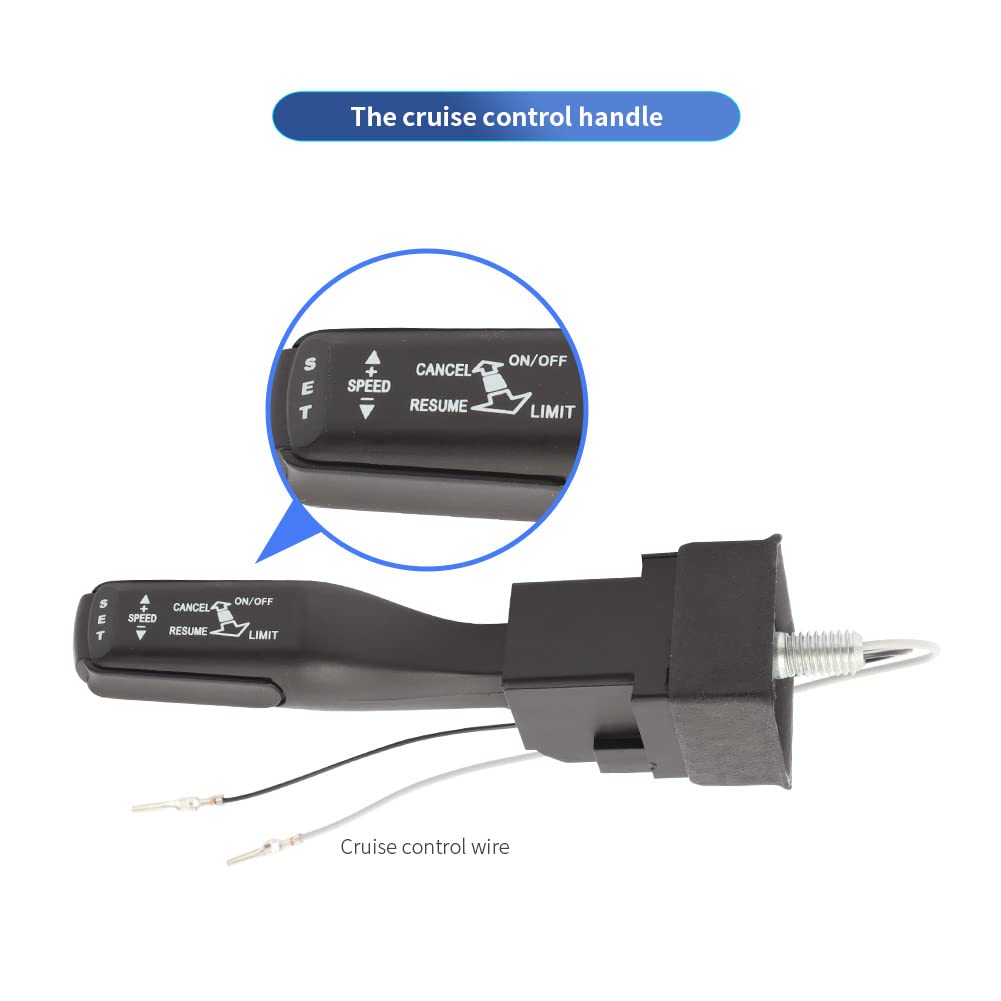 Easyguard ECC001 Kit de système de régulateur de Vitesse Universel électrique limiteur de contrôle de Vitesse de Voiture adapté aux Voitures DC12V avec accélérateur électrique à 6 Fils