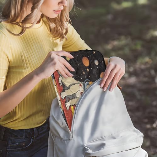 Funda para Laptop Cute Space Dog 13-14 Pulgadas Impermeable miniatura 6