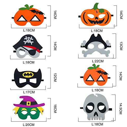 8 maschere di Halloween per bambini, maschera di