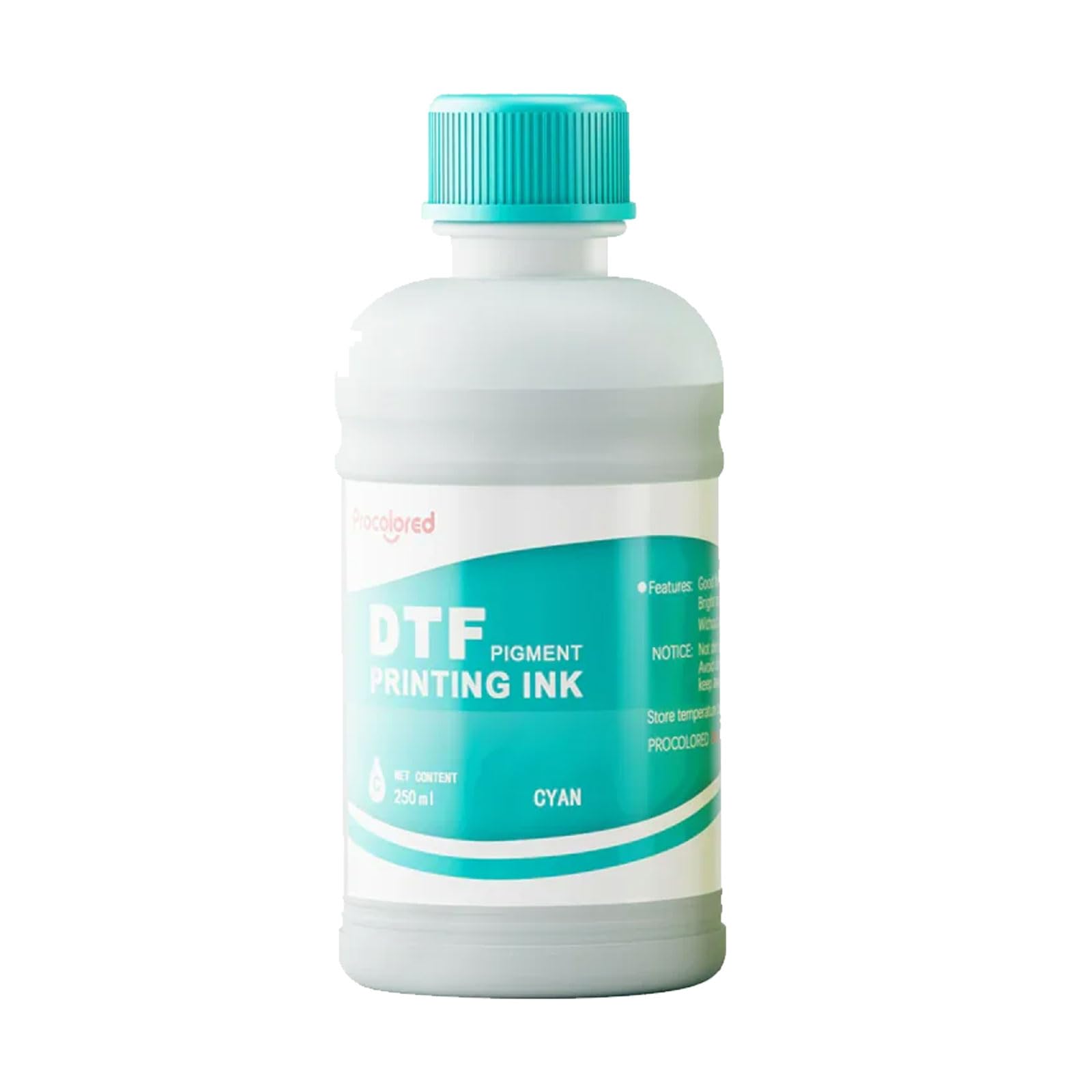 Procolored DTF CMYKW Nachfülltinte für DTF-Drucker, 250 m x 5
