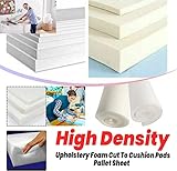 Foam & Upholstery Warehouse Waterproof Cushion - Rattan Seat Pads for Indoor & Outdoor Garden Chairs Office chair Dining Room Seating Pad Great for Rattan (50cm x 50cm x 5cm, Grey) - Image 5