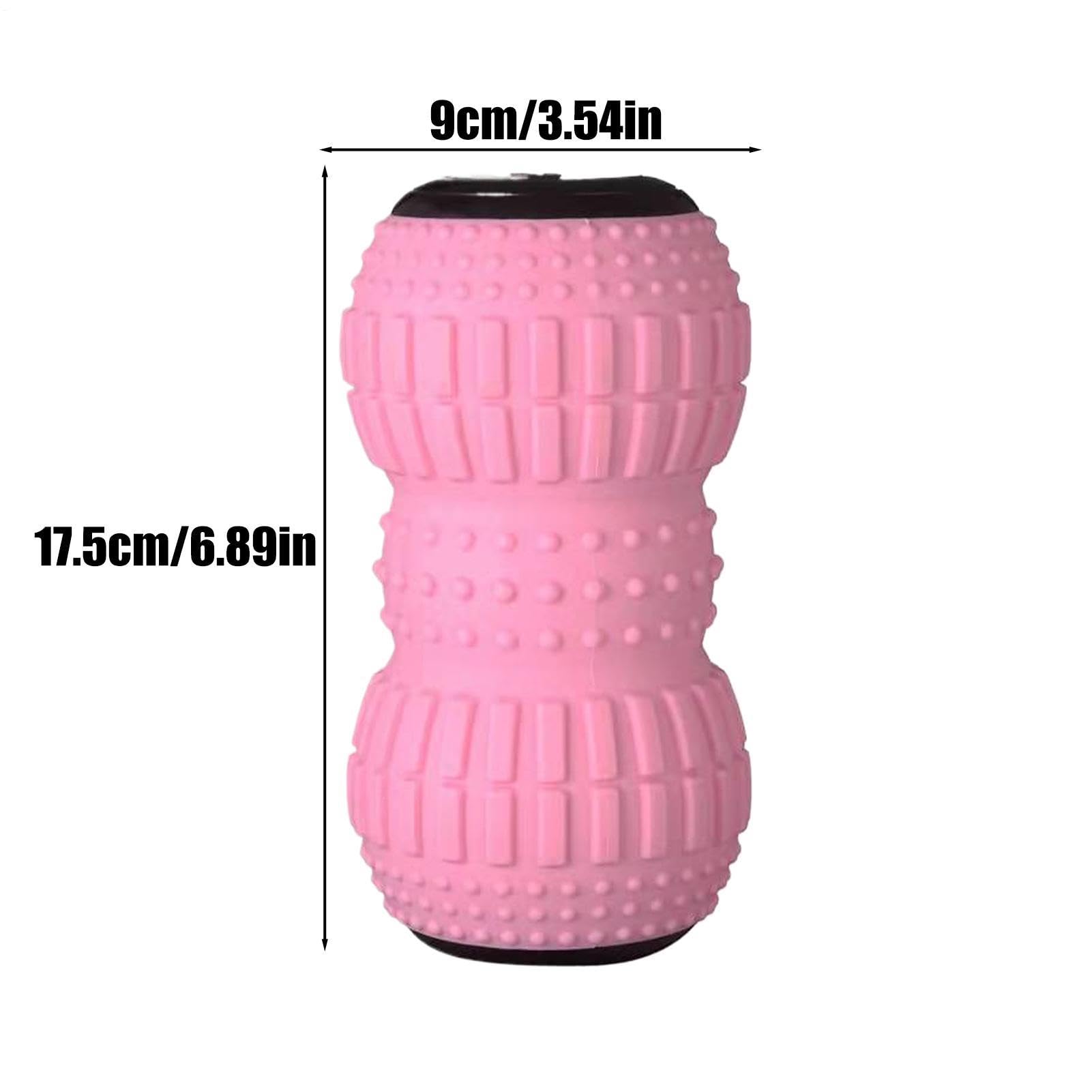 Balle Vibrante Rouleau de Massage Vibrant 3 Vitesses | Rouleau de Massage Portable Rechargeable Pour Après-Entraînement Travail Gym Maison Récupération Sportive Fitness Yoga