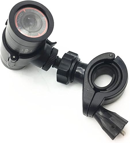 Cámara para casco de motocicleta, mini cámara de video de acción deportiva 1080P HD con grabación de bucle de gran angular de 120°, videocámara