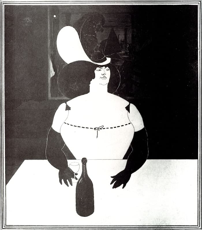 Affiche Toile Aubrey Beardsley grand format pour mur vide sans vie