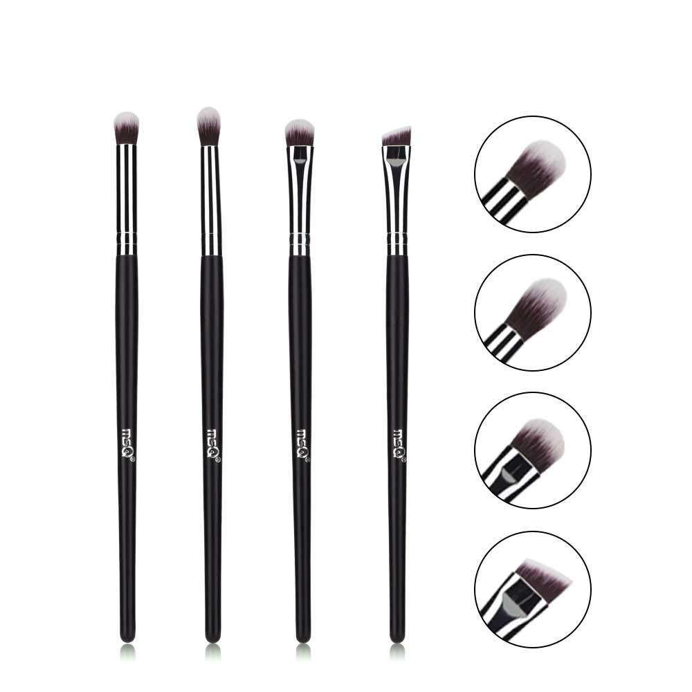 MSQ Eyeshadow Brushes Set 4pcs Makeup Eye Brushes Eyeshadow Blending