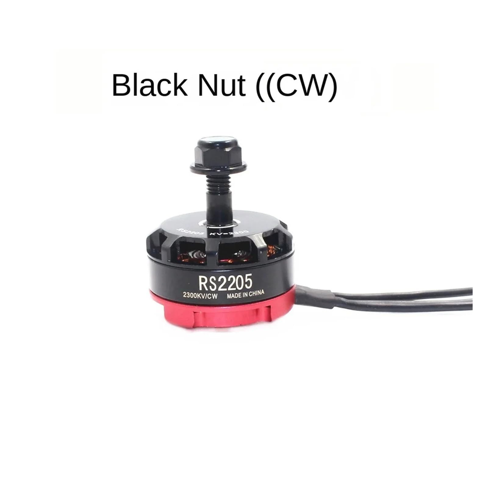 RS2205 2205 2300KV CW CCW Brushless Motor for FPV RC QAV250 X210 Racing Drone, 3-4S 5 mm Shaft 30A ESC Compatible Multicopter (1pcs CW)