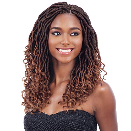 MULTI PACK DEALS! FreeTress Synthetic Hair Crochet Braids Gorgeous Loc 12' (Goddess Loc) (5-PACK, T27)