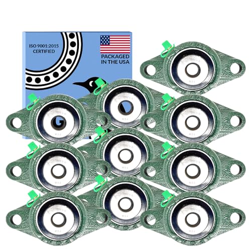 Image of PGN UCFL201-8 (10 Pack) 2-Bolt Flange Bearing 1 /2 inch Bore