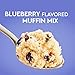 Duncan Hines Mug Cakes Blueberry Flavored Muffin Mix, 4 - 2.29 oz Pouches