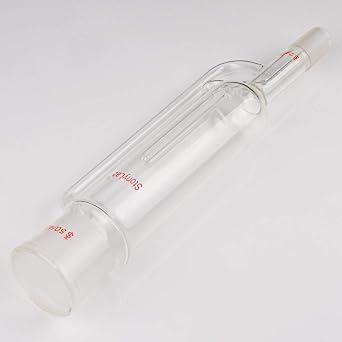 stonylab Borosilicate Glass Soxhlet Extractor,50/42 Top Joint 24/29 Bottom Joint, Commonly Used in Laboratory Extraction