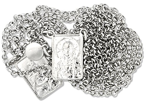 Venerare Sterling Silver First Communion Scapular by Vatican Imports2