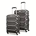 Samsonite Magnitude Lx 2 Piece Nested Hardside Set (20"/24"), Black, Only at Amazon