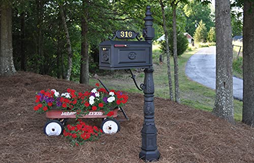 Better Box Mailboxes Decorative Residential Curbside Cast Aluminum Mailbox Black Authentic * Original * Exclusive #TOP3