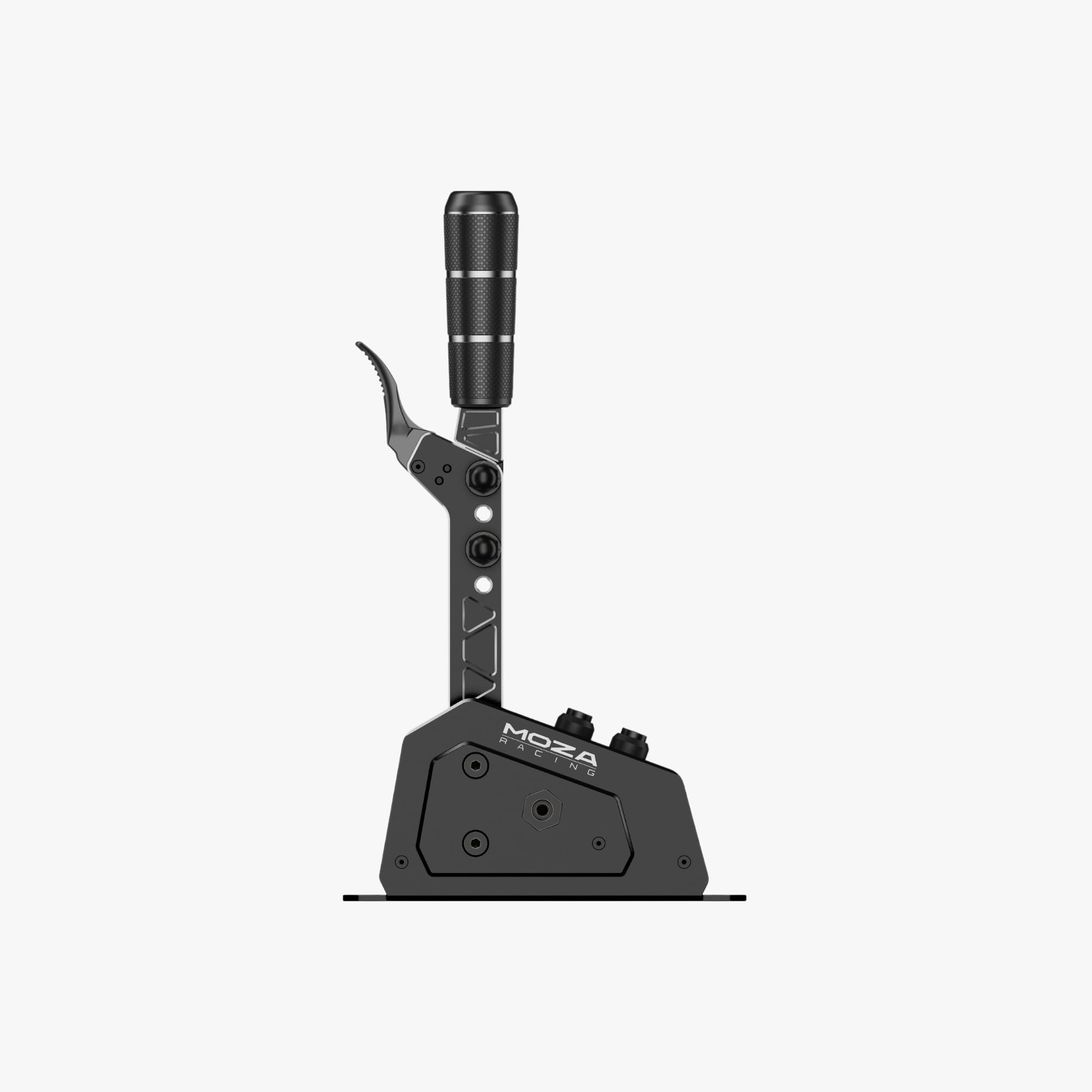 MOZA SGP Sequential Shifter PC, Sequentieller Schalthebel aus Metall Gaming | Präziser Sim Racing Schalthebel mit Hall Sensor RGB-Tasten, einstellbarem Widerstand und Aluminium-Stahl-Konstruktion Schwarz