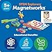 Learning Resources STEM Explorers Magnetworks, Magnetic Science Set, Physics Experiment Toys for Kids, Kindergarten and Preschool Classroom, Force and Motion Kit for Boys and Girls, Ages 5 and Up