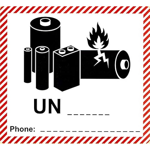 Etiquetas BT-Label para mercancías peligrosas de baterías de litio Cover