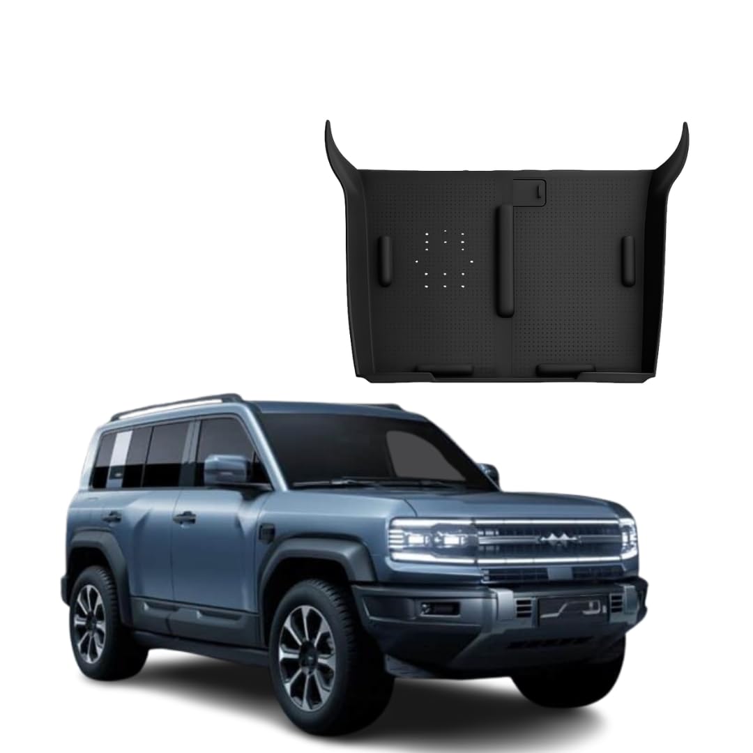 Wireless Charging Station Pad for BYD Leopard 5 | Center Console Protection Mat | Soft Silicone Material | Anti-Slip Design | Black