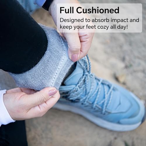 Toughland Alpaca Wool Socks for Men and Women - Non-Itchy, Full Cushion Warm Crew Socks - for Cold Weather, Hiking4