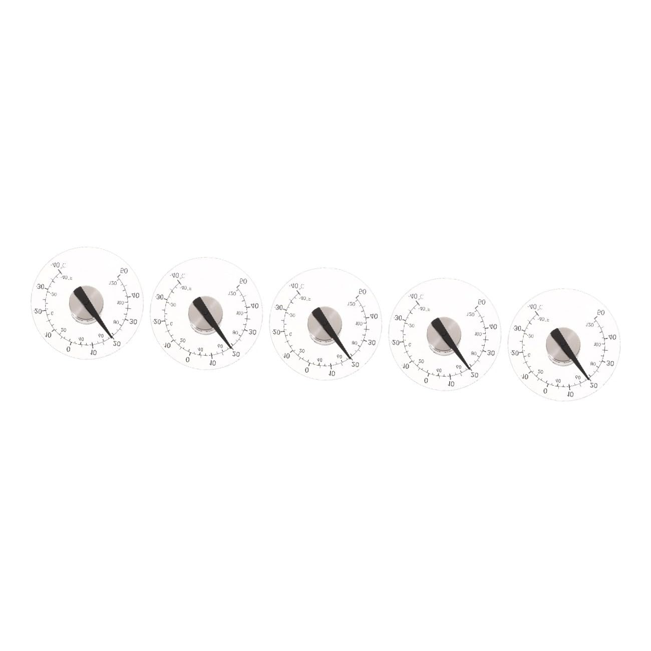 BESPORTBLE 5 Pièces Jauge De Température Extérieure Thermomètre Jauge De Température Autocollant Statique Cadran