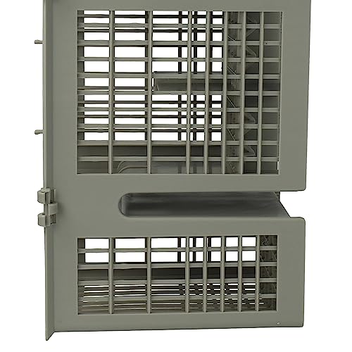 vhbw Besteckkorb kompatibel mit Bosch Integra Ltd SHU9952UC/12, SHU9955UC/12, SHU9956UC/12 Spülmaschinen - mit Griff, 6 Fächer