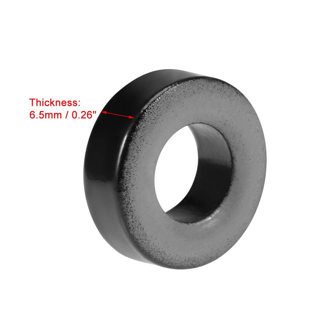 sourcing map 8pcs Núcleos de polvo de hierro 9.2 x 18 x 6,5mm anillo de ferrita toroidal