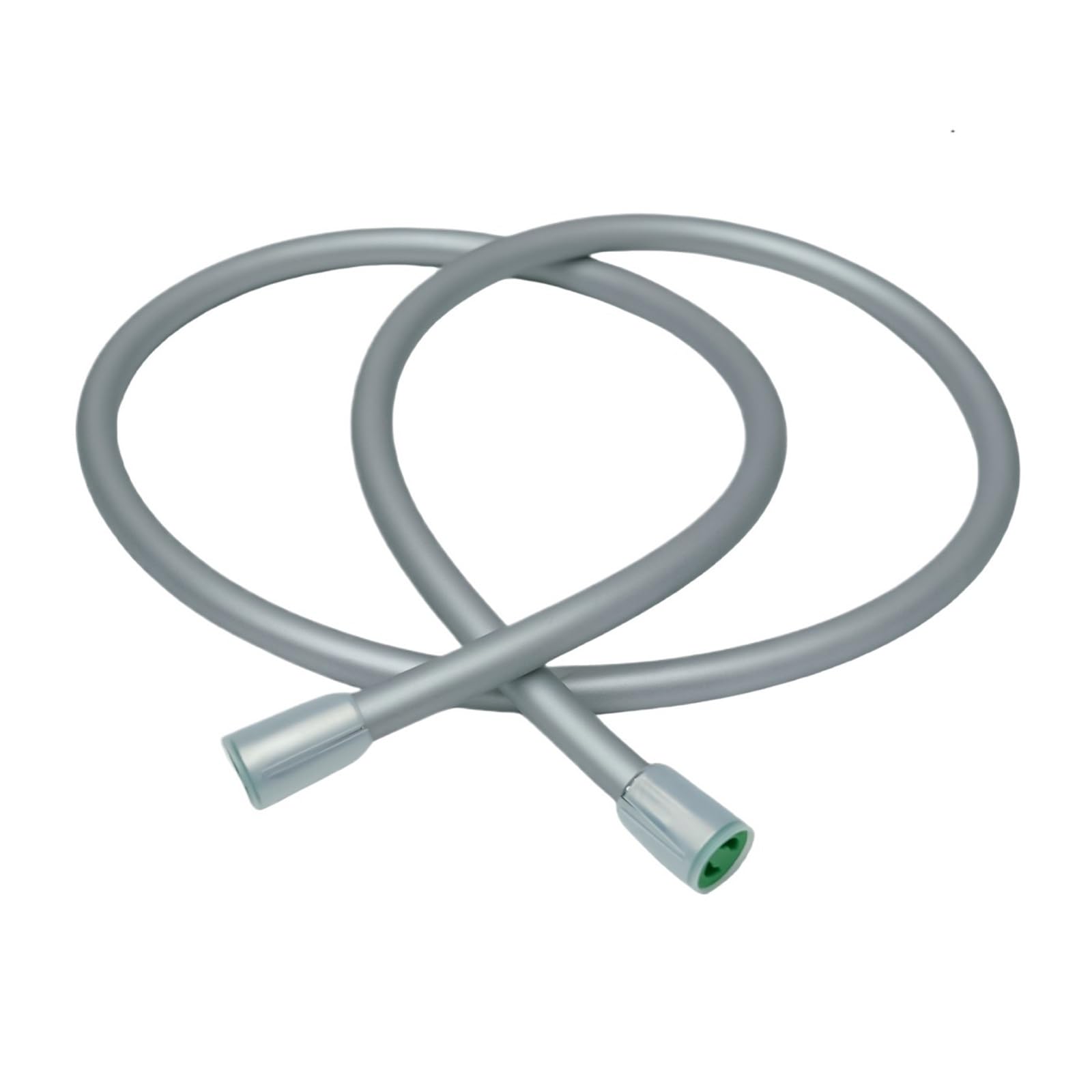 Mmzrukywv Silver-1.5M Food Grade Silicone Shower Hose Ultra-Soft 1.5/2M White Flexible Shower Head Tube Explosion-Proof Plumbing Pipe(Silver-1.5M)