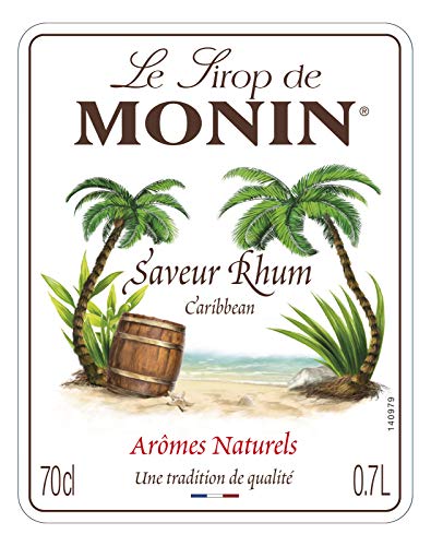 Image of Monin Caribbean, Rum Bottle, 700 ml