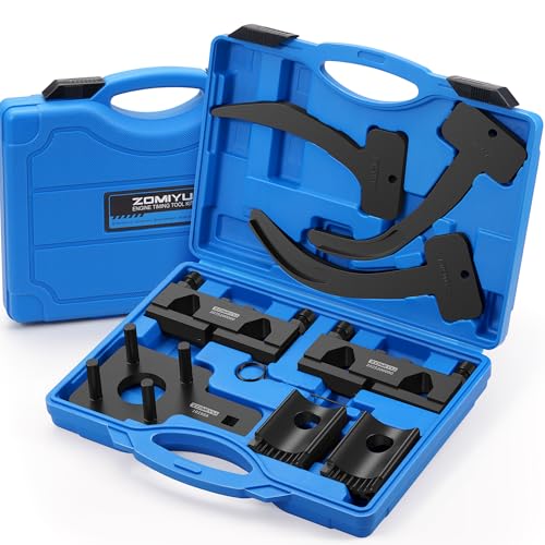 ZOMIYU 3.6 Pentastar Timing Tool Kit, Camshaft Phaser Lock Set & Crankshaft Pulley Wrench Replaces 10200A 10202A 10369 10198A 2025200090 Compatible with Jeep Chrysler Dodge 3.6L Pentastar Engine-9PCS
