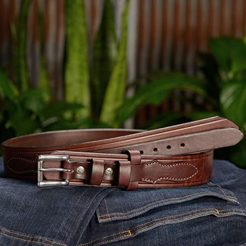 Bullhide Belts Mens Leather Belt for Work, Casual, Dress, 1.75" Wide2