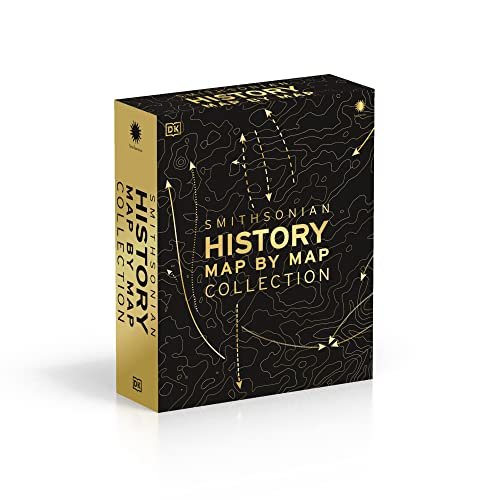 history map by map collection 3-book box set - wwii battles and world history books