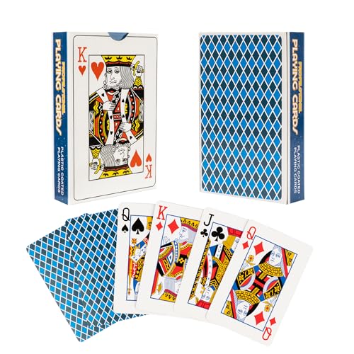 D.A.Y. Republic Professional Standard Plastic Coated Poker Size...