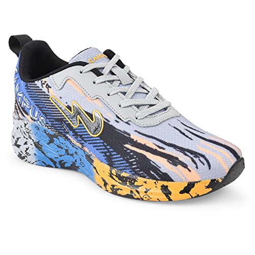 Campus Women's Camp Shimmer Running Shoes L.Gry/BLK - 4UK/India
