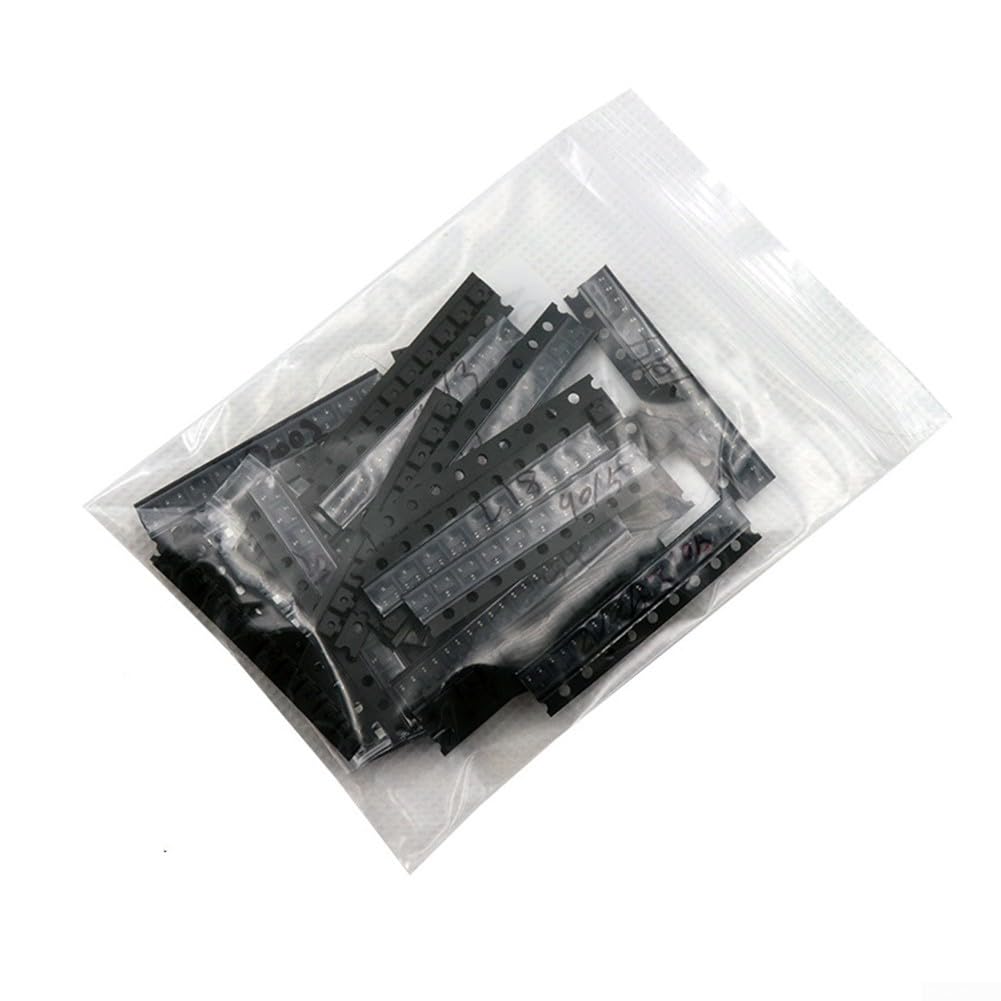 Kit di 350 transistor e diodi per SMD con 35 valori assortiti per l'uso in vari sistemi elettronici e riparazioni