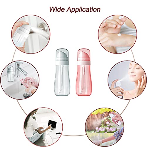 Ameene Small Spray Bottles, Fine Mist Travel Spray Bottles For Hair And Face Spray, Cleaning Solutions, Perfume, Alcohol Spray And Essential Oils. (4 Packs, 1.7 Oz / 3.4 Oz) #TOP5