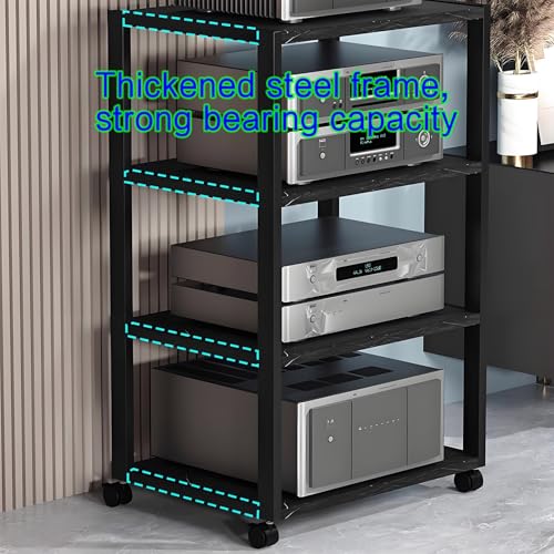 Tour de rangement multimédia rotative pour optimiser votre salon cinéma maison - 6
