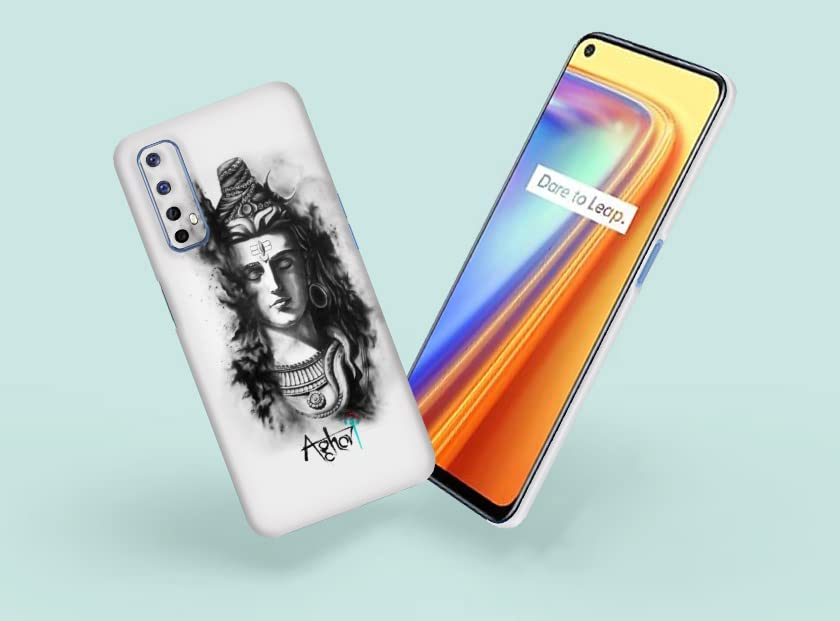 Image of Mahadev Trident Skin Back Protector Film Ultra Thin Scratch Resistant Vinyl (Not Case and Cover) for Realme 7