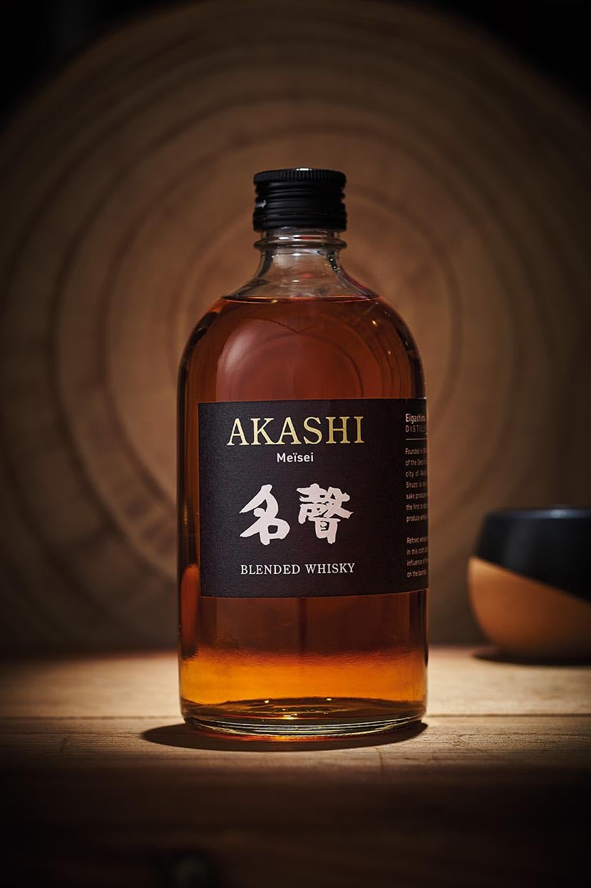 Akashi Whisky Meisei Special Pack con 2 Bicchieri"Japanese Style" - 500 ml