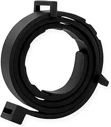 Coleira Antipulgas e Carrapatos para Cães e Gatos – Ajustável, Resistente à Água, Proteção 8 Meses, Ingredientes Naturais e Antialérgicos (Preto, 38 CM)