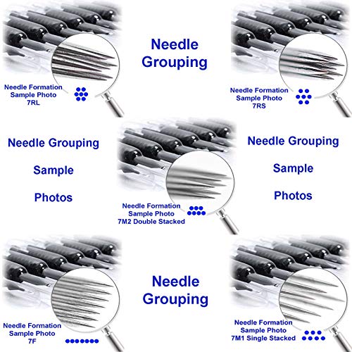 20-PCS-Assorted-Steriled-Disposable-Tattoo-Needles-Tubes-Grips-3-5-7-9-Round-Liner-19MM-34-Inch-Tips-Supplies