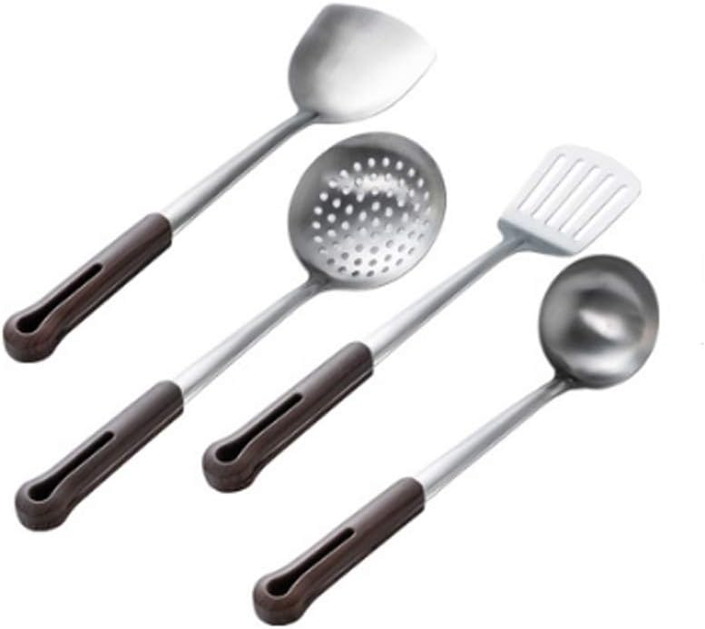 Spatula Household Anti-scalding Stainless Steel Cooking Thickened Soup Spoon Slotted Set